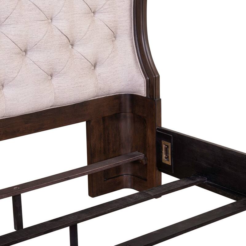 Liberty Furniture Provence Park Upholstered Shelter Bed - King, Queen