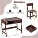 preview thumbnail 20 of 28, Costway Kids Desk and Chair Set with Storage Drawer and Hutch, Student - See Details
