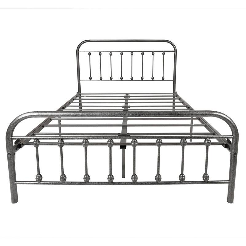 BANSA ROSE Classic Metal Pipe Bed Classic Retro Iron Frame Bed