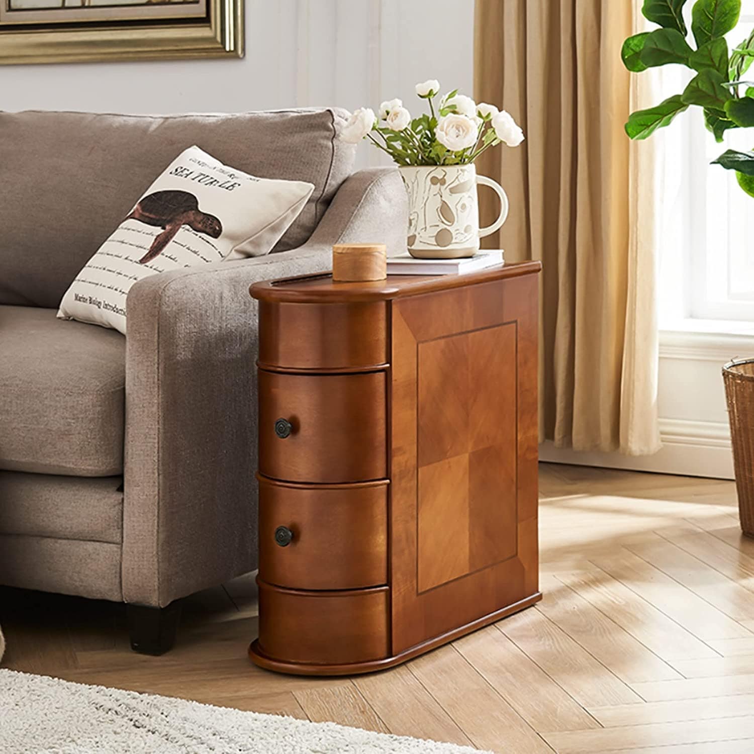 Chairside end shop table