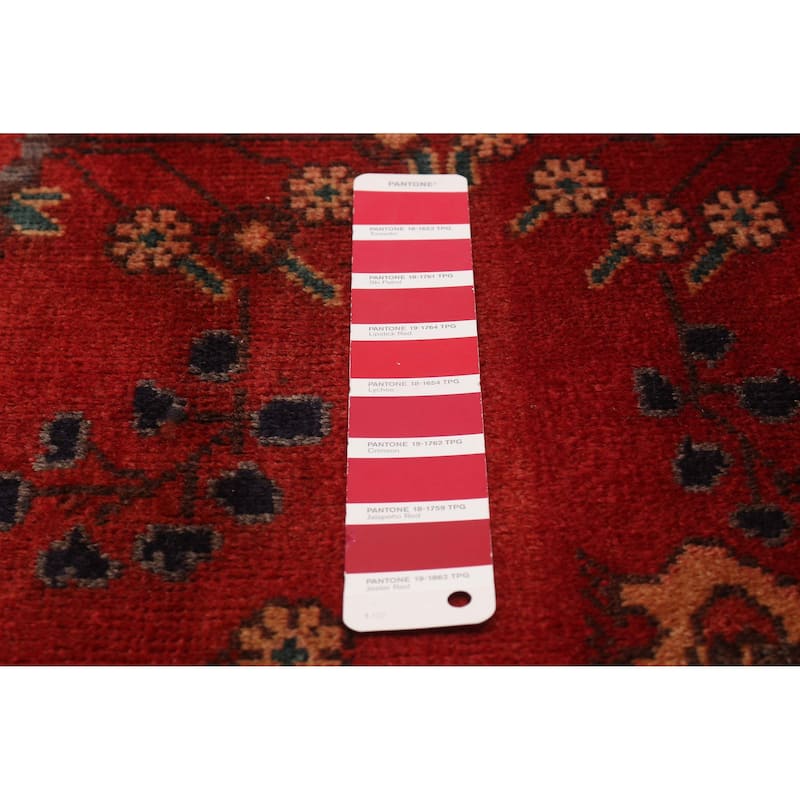 ECARPETGALLERY Hand-knotted Anadol Red Wool Rug - 3'6 x 9'11