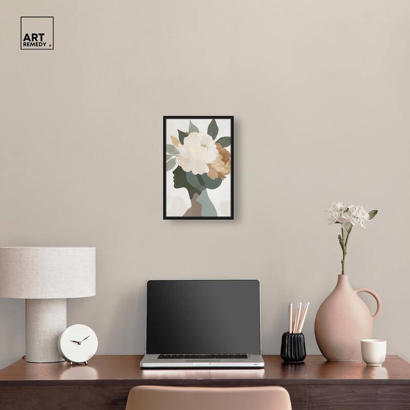 Floral Headpiece I Canvas by Art Remedy