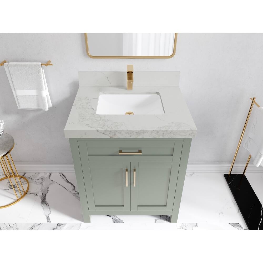 Willow Collections 30 in. W x 22 in. D Cambridge Single Sink Bathroom Vanity with Countertop