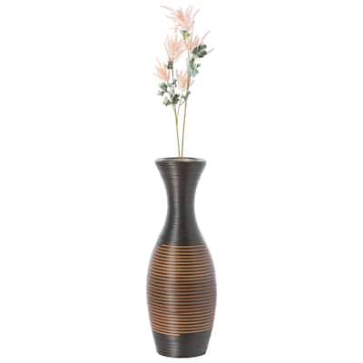 Tall Designer Floor Vase, large vase for home decor floor, 23-Inch-Tall Vase