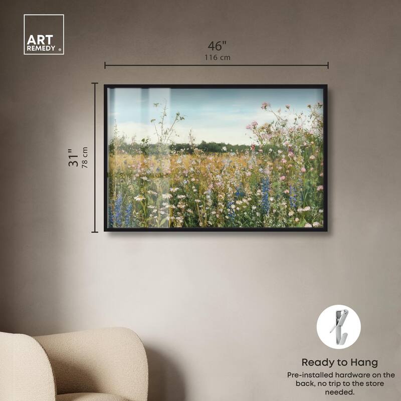 Glimmering Glade Garden II Shadowbox by Art Remedy
