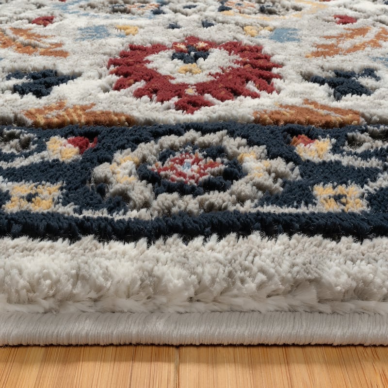 Gertmenian Kielo Modern Abstract Soft Polyester High-Low Style Indoor Area Rug Collection