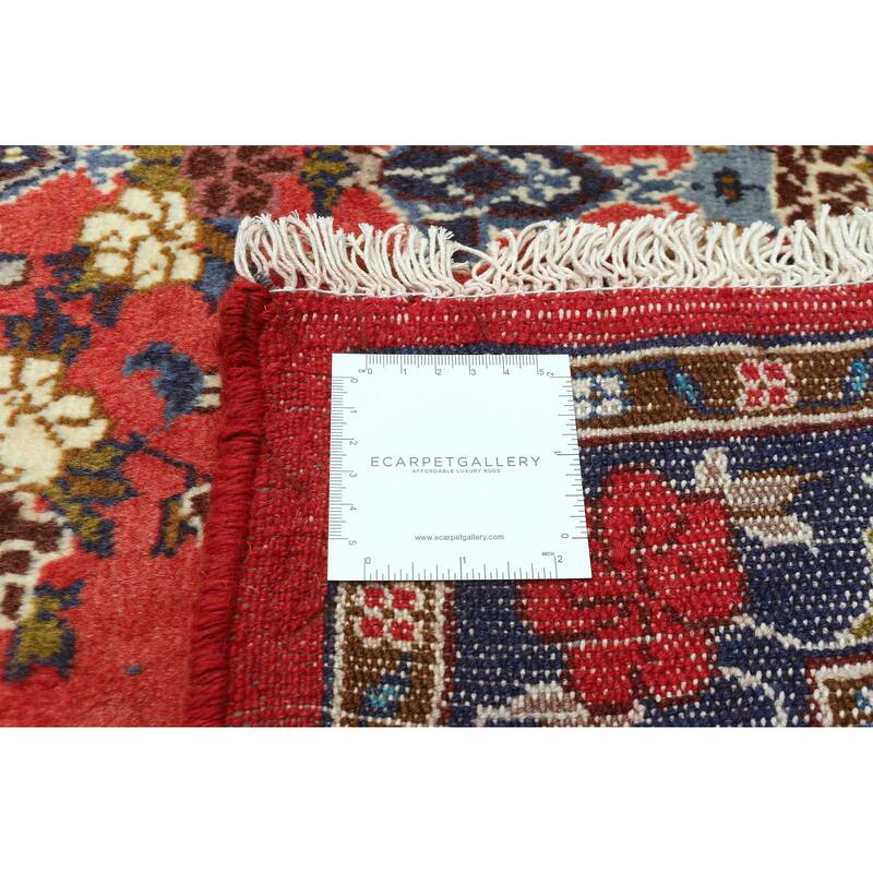 ECARPETGALLERY Hand-knotted Andelz Red Wool Rug - 3'7 x 4'10