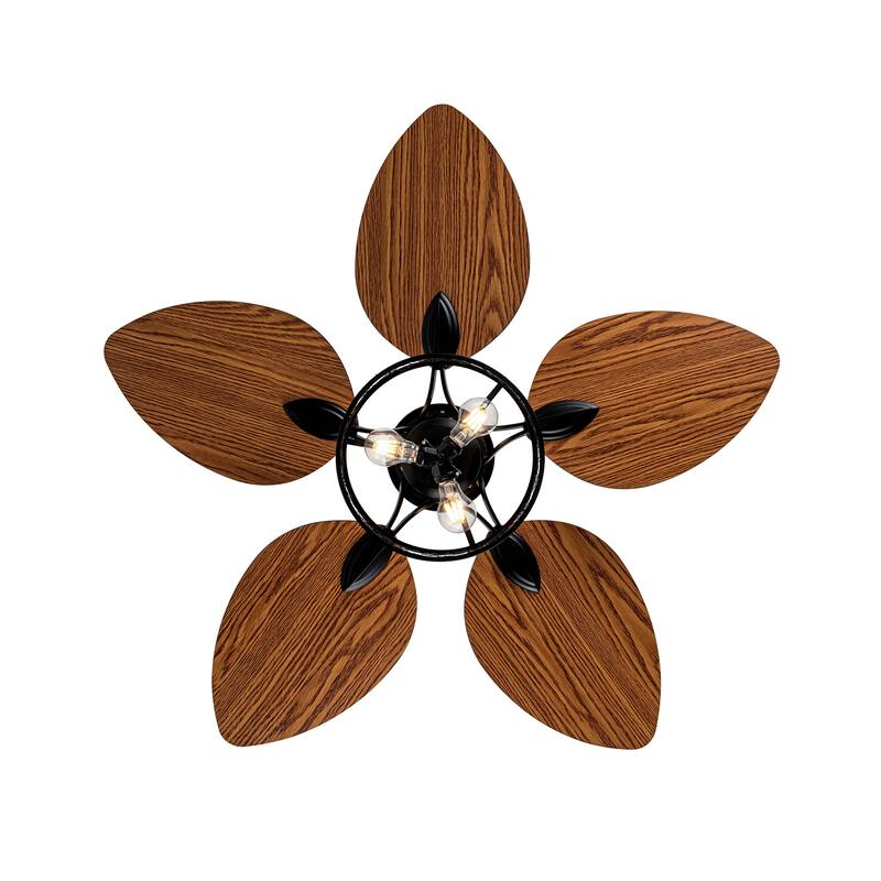 42"Ceiling Fan, Indoor Ceiling Fan With Light with Remote Control, Noiseless Reversible Motor, 6 Speed