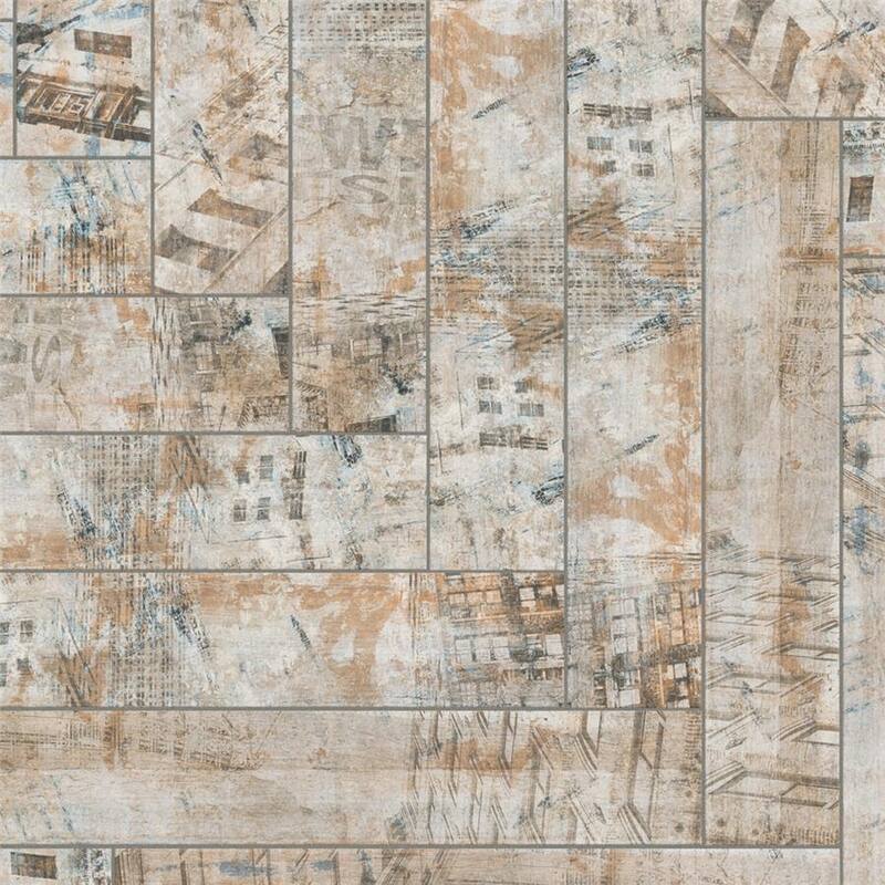 Merola Tile Cava Deco Lar 6" x 31-1/2" Porcelain Floor and Wall Tile