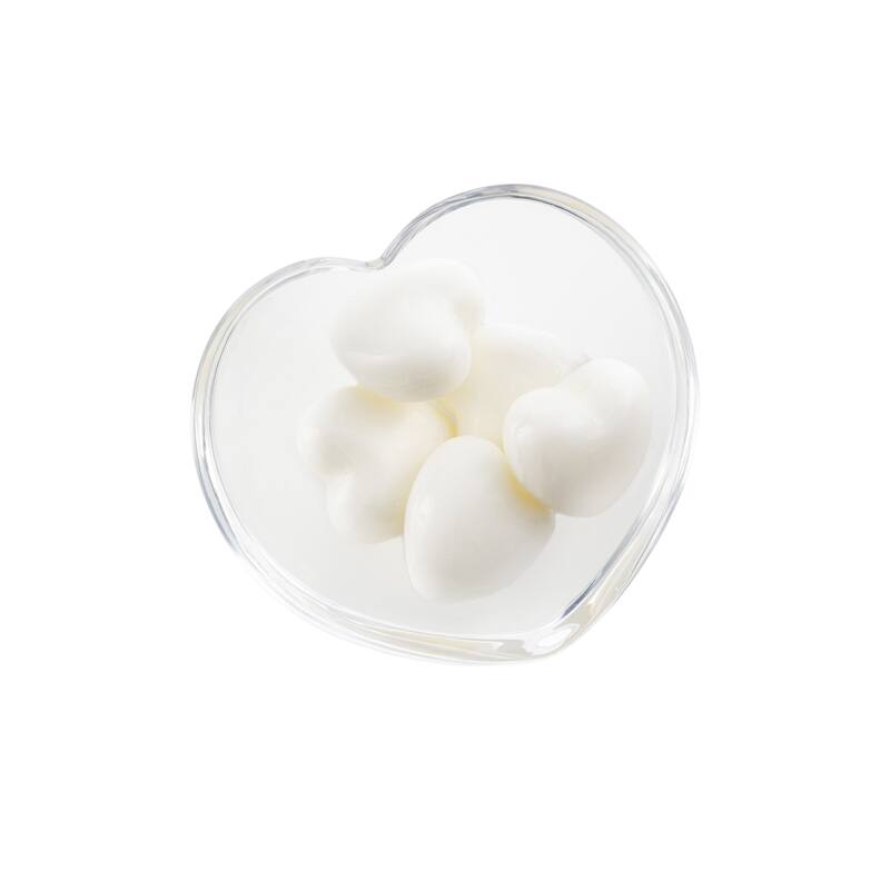 Nambe Glass Heart Bowl