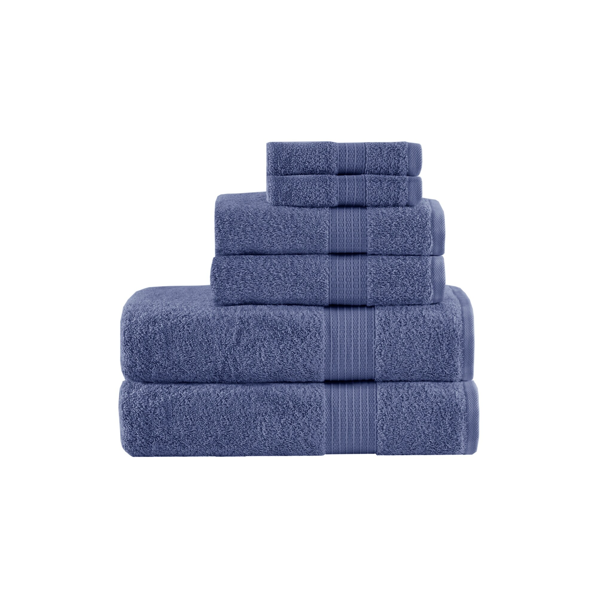 Madison Park 6 Piece Organic Cotton Towel Set Ivory