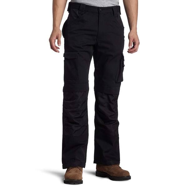 Shop Cat Mens Pants Deep Black Size 32x36 Carpenter Stretch