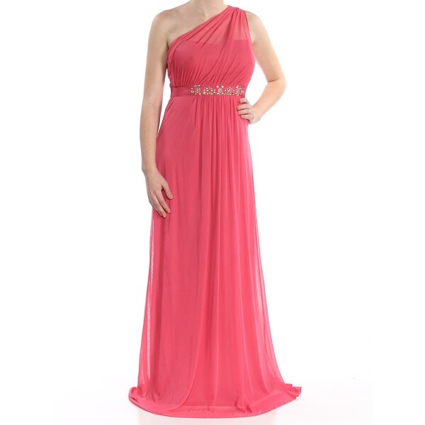 adrianna papell asymmetrical gown