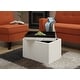 preview thumbnail 1 of 41, Porch & Den Claiborne Storage Ottoman with Reversible Tray