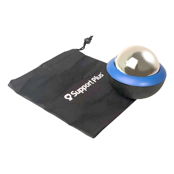 Cool Massager Ball - 6 Hour Cold Relief Cryotherapy Muscle Roller Sphere, Myofascial Release, Pain Relief Ice Pack w/Storage Bag. Opens flyout.