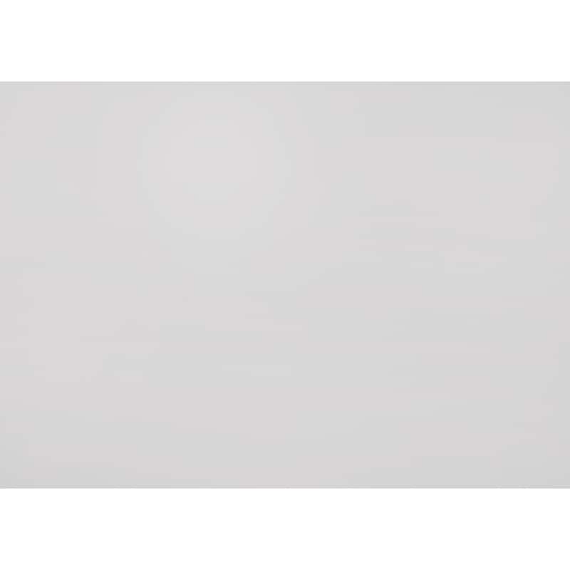 King Size White Panel Bed with Geometric Design and Softly Curved Headboard