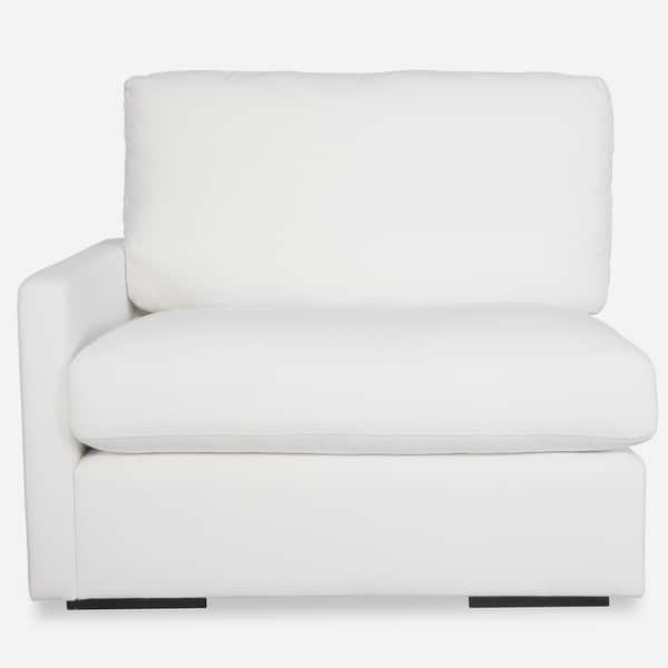 slide 2 of 7, Uttermost Refuge Arctic White Left Arm Facing Sofa - 30"Hx 43.25"Wx 37.5 "D