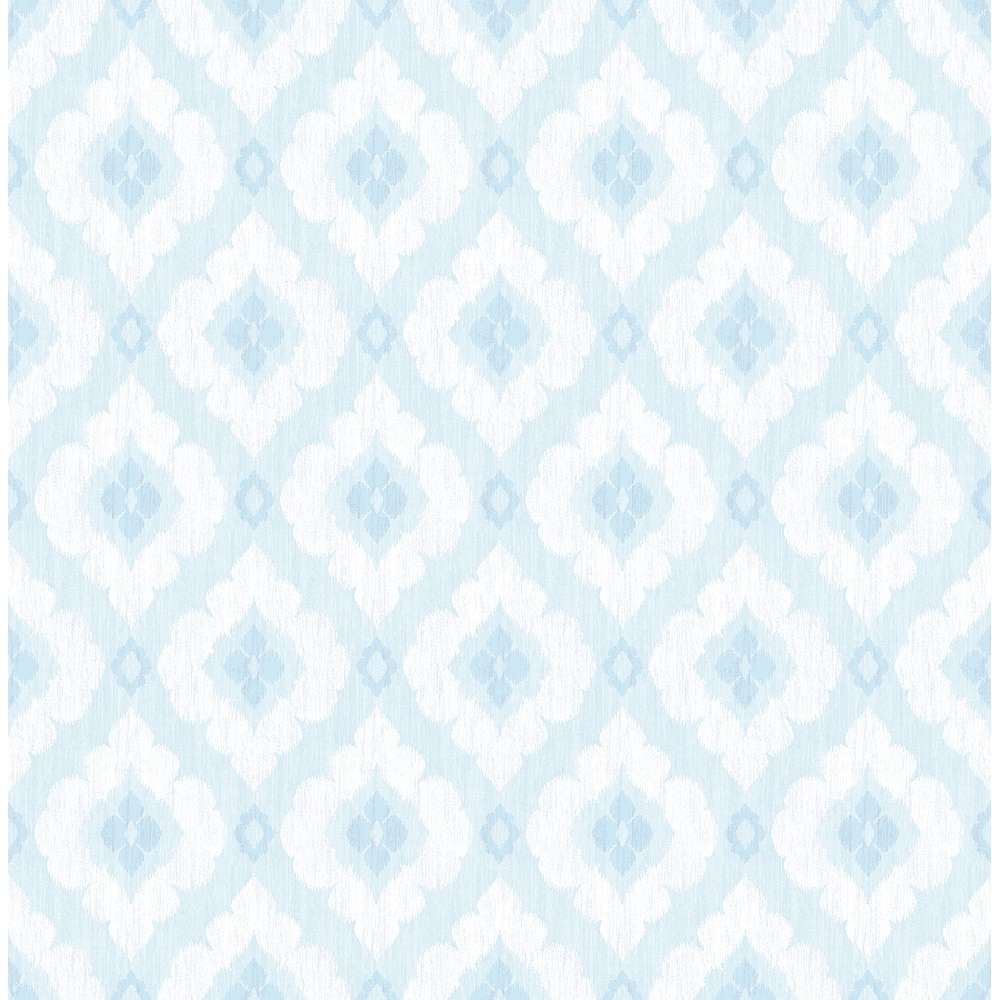 Seabrook Designs Floral Medallion Unpasted Wallpaper