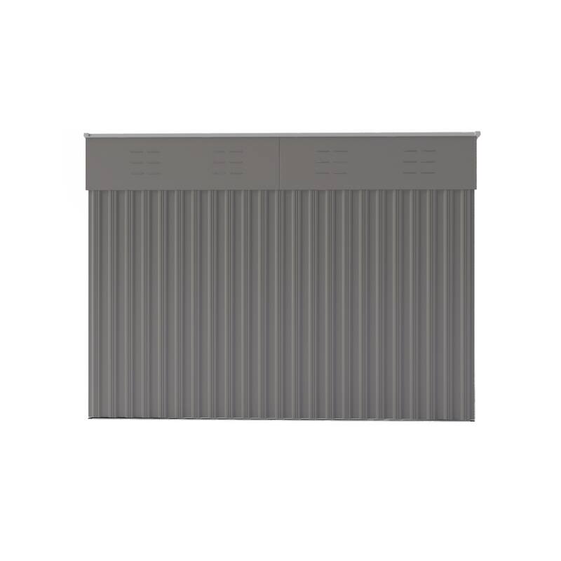 Outdoor Garden Shed with Hinge Side Door Modular Storage Shed Tool Shed Workshop & Temporary Shelter Shed