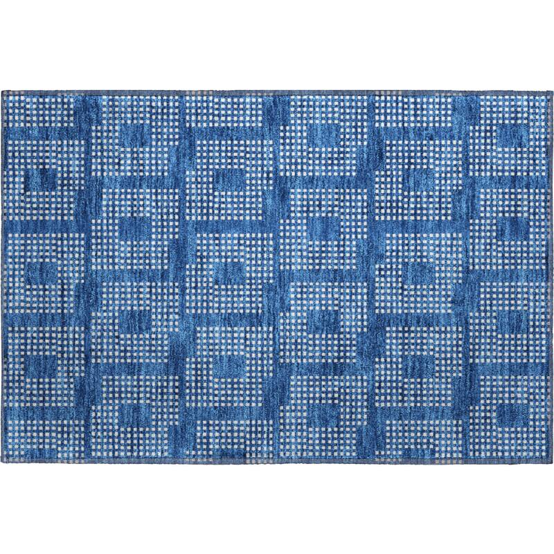 Premium Washable Super Soft Modern Houndstooth Mayfield Rug