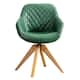 Modern Home Office Swivel Desk Chair Fabric Accent Chair