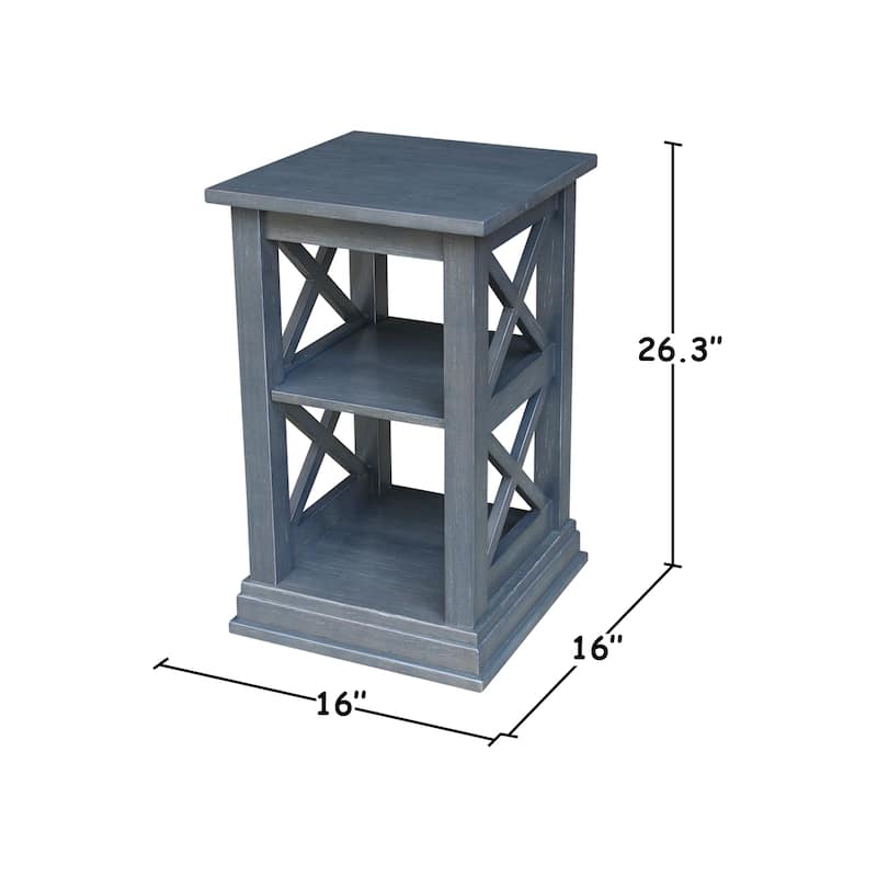 Hampton Solid Hardwood Accent Side Table