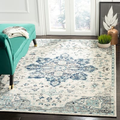 SAFAVIEH Madison Peggie Vintage Boho Medallion Rug