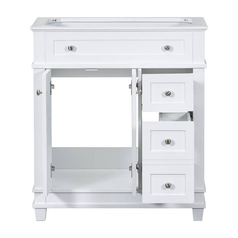 30" Free Standing Bathroom Vanity Cabinet