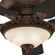 preview thumbnail 9 of 19, Hunter Italian Countryside 52-inch Ceiling Fan with Cocoa Finish and Five Aged Barnwood/ Cherried Walnut Blades
