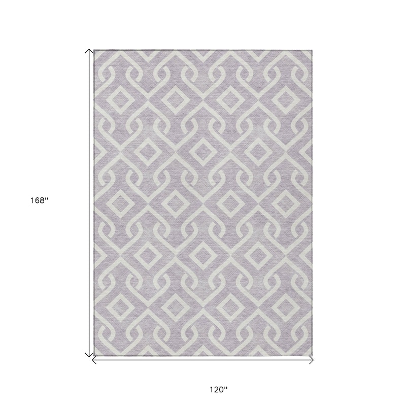 HomeRoots Geometric Transitional Rectangle Outdoor Rug