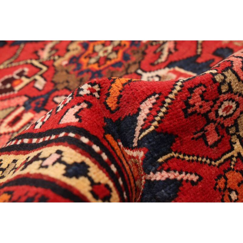 ECARPETGALLERY Hand-knotted Anadol Red Wool Rug - 3'5 x 9'7