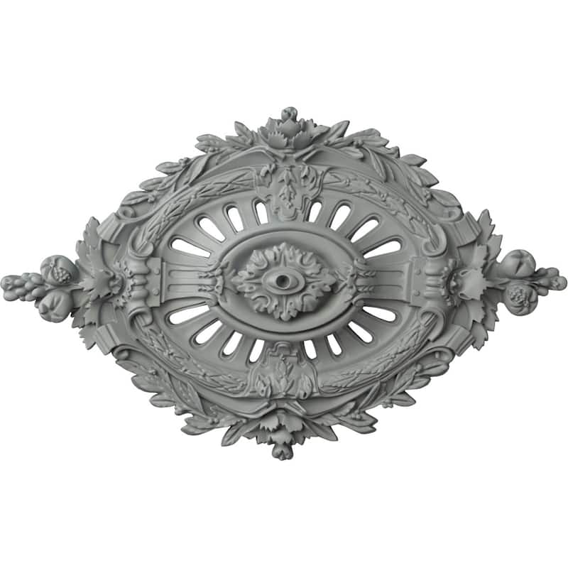 35 7/8"W x 22 1/2"H x 4 3/8"P Antonio Ceiling Medallion