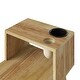 preview thumbnail 74 of 77, Carson Carrington Shorewood 4-piece Mid Century Modern Rectangular End Tables, Nesting Cocktail Table and TV Stand