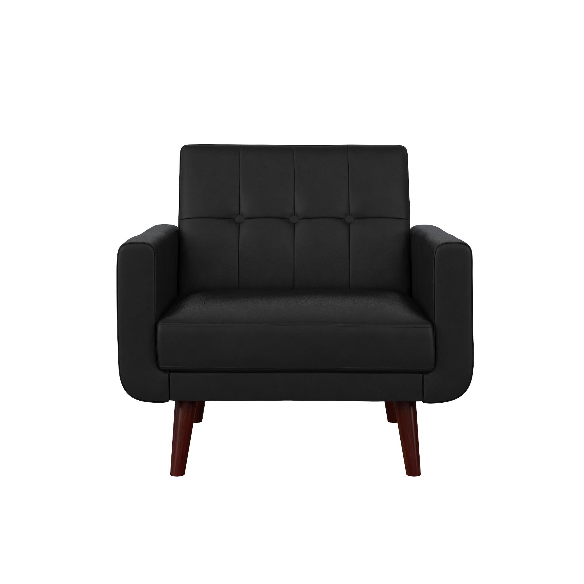 Avenue greene fania faux leather modern chair shop