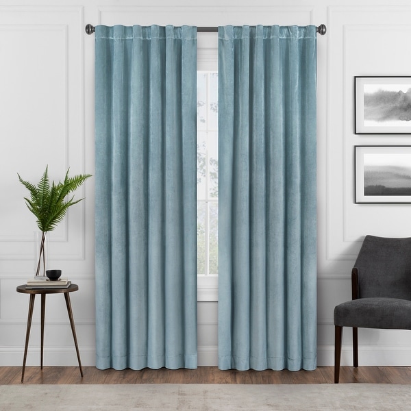 Eclipse Harper Velvet Absolute Zero Blackout Window Panel. Opens flyout.