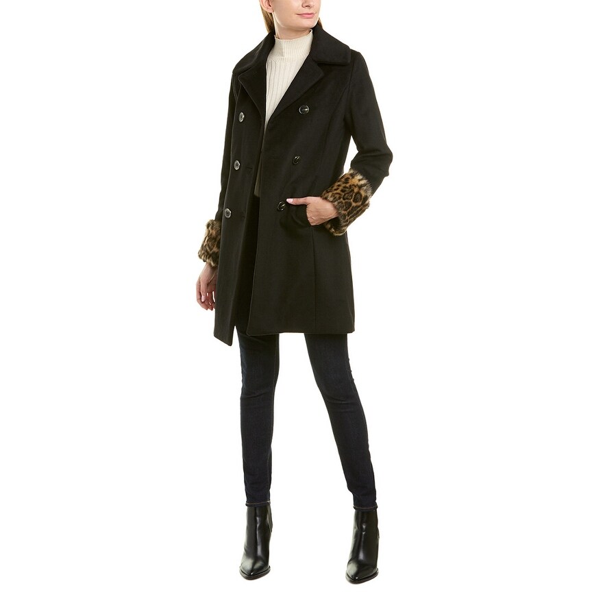 wrap front coat