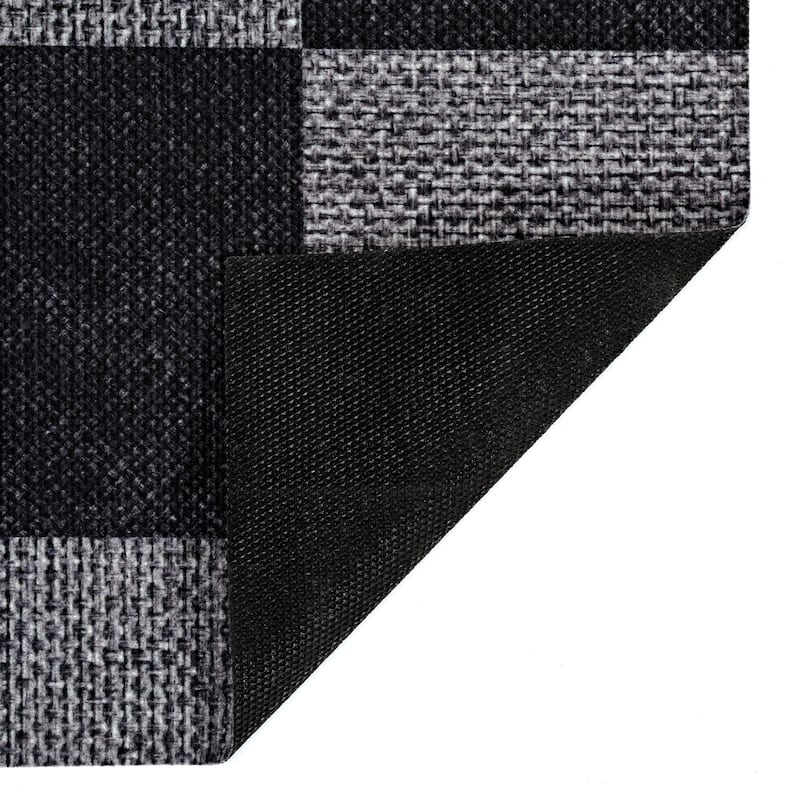 Foss Floors 6X8 Rustic Indoor/Outdoor Area Rug w/TPR