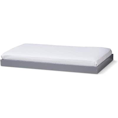 Twin Trundle Bed with Wheels - Boho Style Daybed Frame - Modern Bedroom Furniture