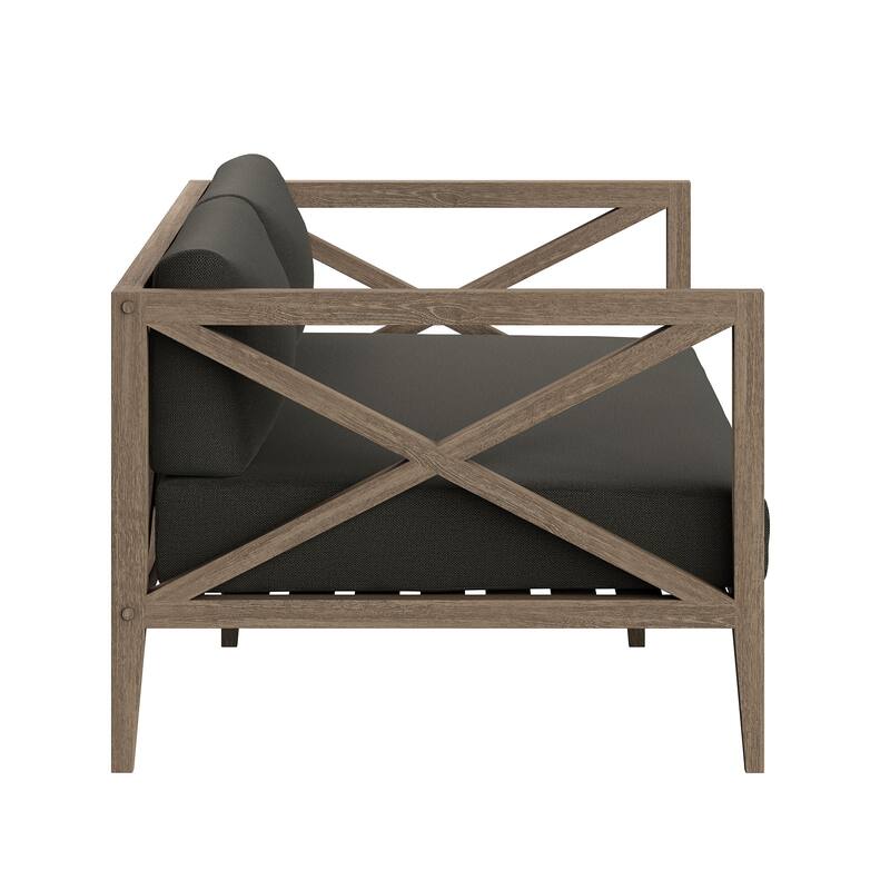 Northlake Outdoor Patio Teak Loveseat