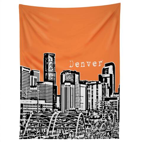 Deny Designs Denver Orange Tapestry (2 Size Options)