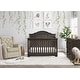 preview thumbnail 3 of 14, Asher 6-in-1 Convertible Crib with Toddler Rail Chocolate