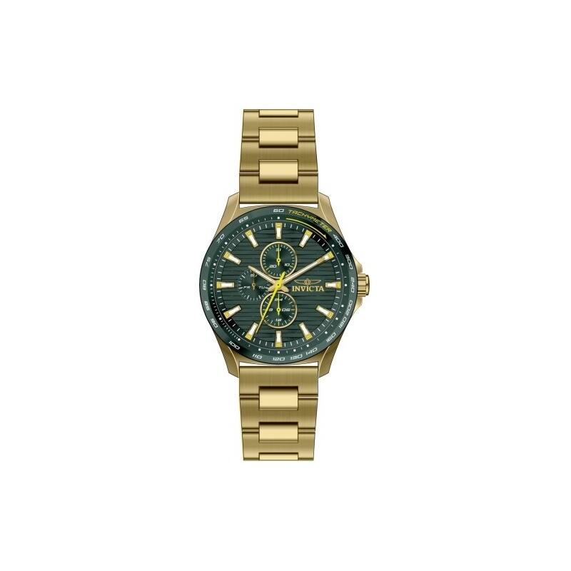 Invicta Men's 48870 Invicta Racing Quartz Chronograph Green Dial Watch