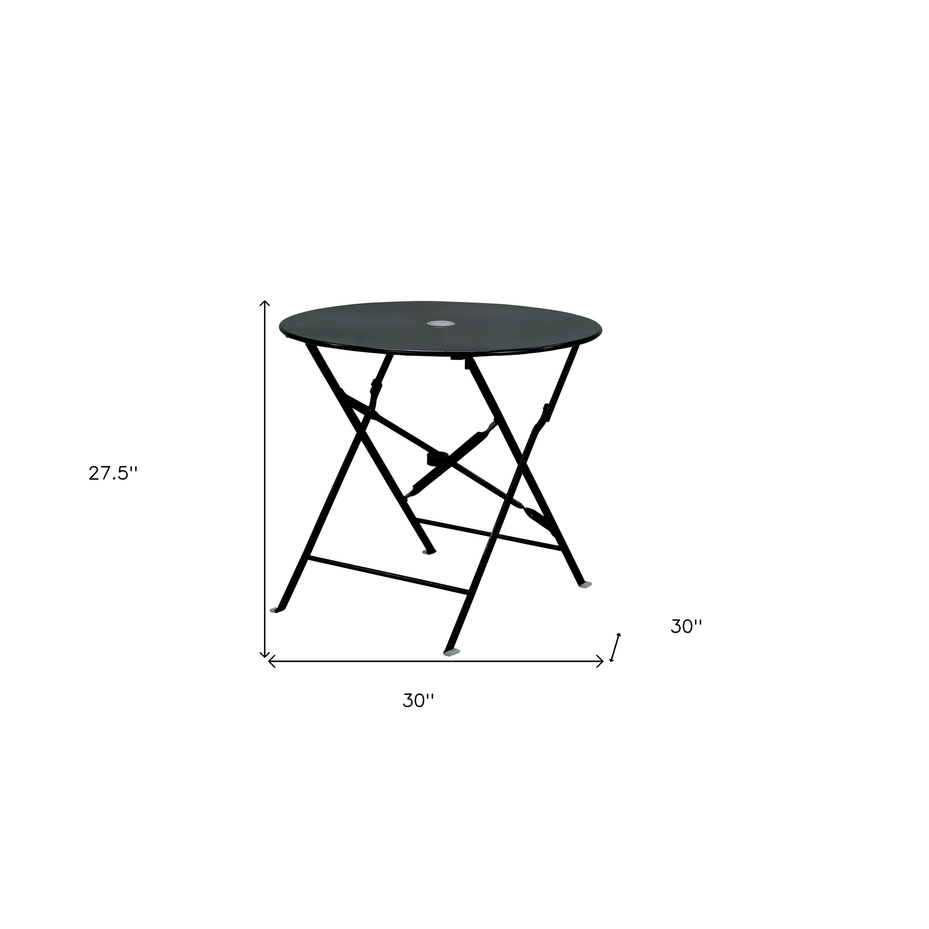30 x 30 aluminum patio table with umbrella hole NUU GARDEN Inch Dining Table, Cast Round Outdoor for Patio, Backyard, Deck-Black : Patio, Lawn & Garden Dining Tables by American Tables Halifax North America Black Outdoor