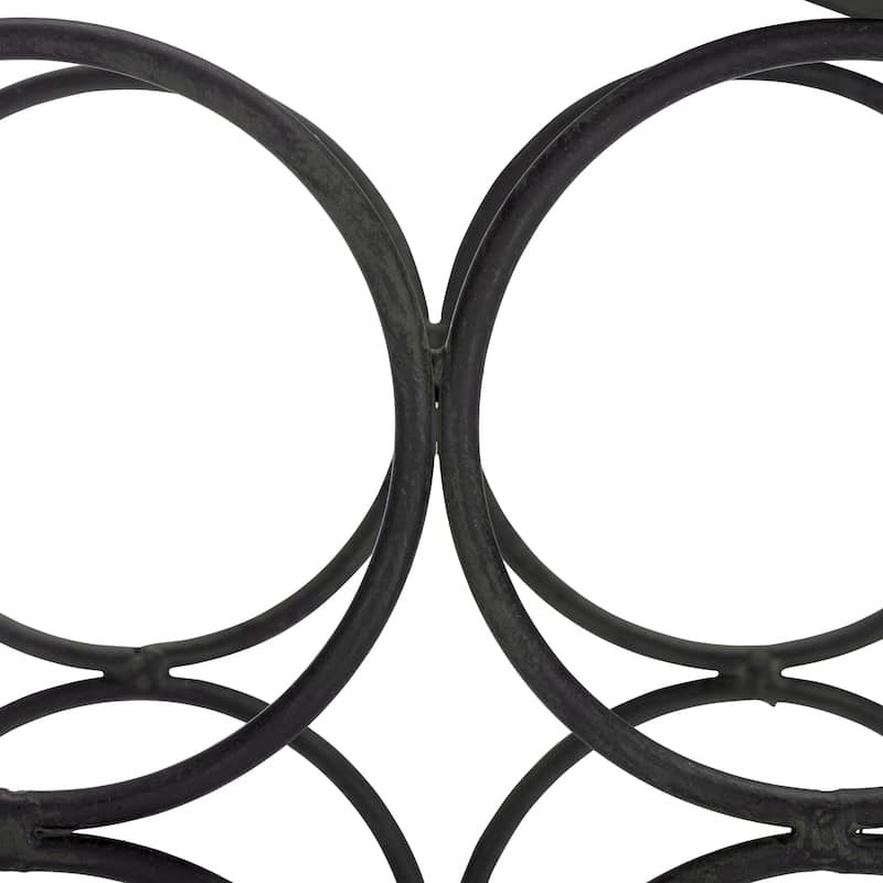 SAFAVIEH Outdoor Living Floyd 6 Wine Bottle Holder - 14"W x 6"D x 15"H