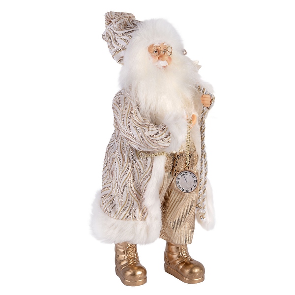 Santa Claus with Watch & Gift Bag 18