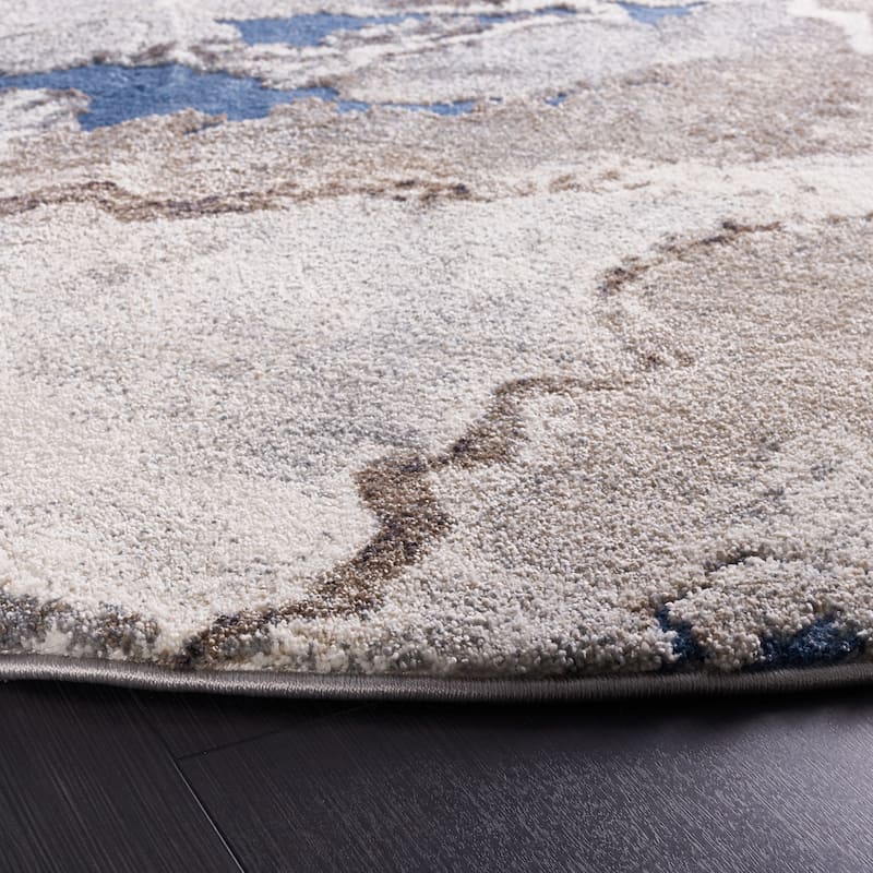 SAFAVIEH Cyrus Shag Kerasoula Abstract 1-inch Thick Rug