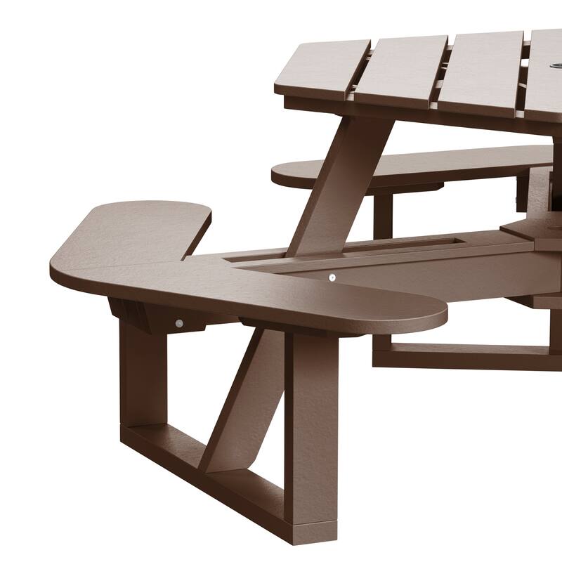 Shoreline Hexagon Picnic Table