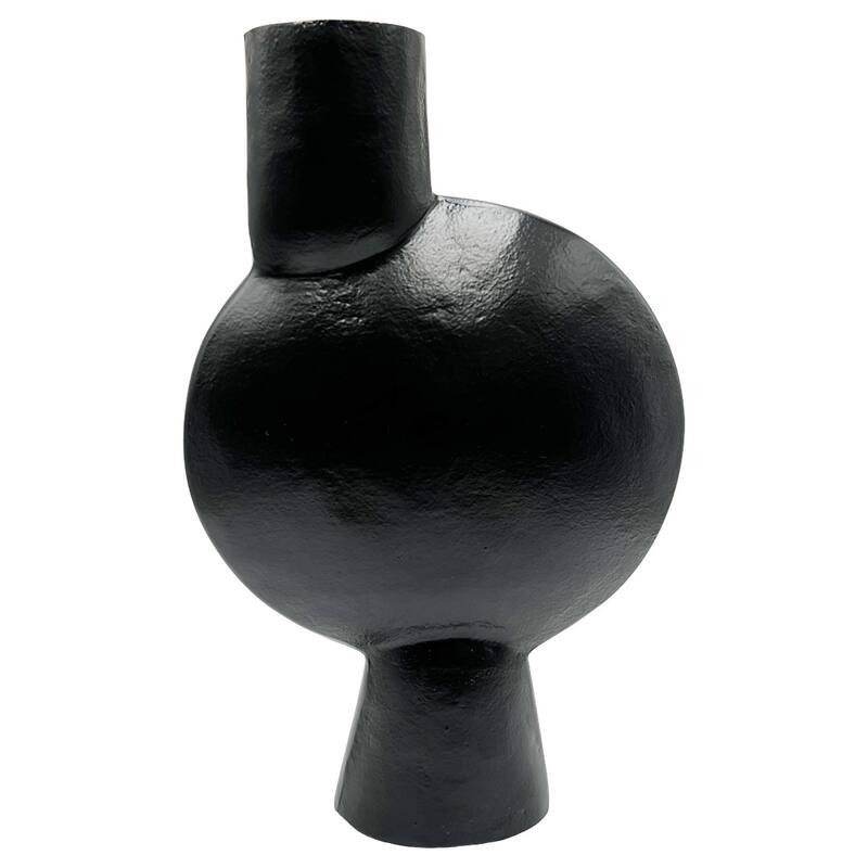 Decorative Handmade Aluminum Abstract Round Flower Vase