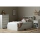 preview thumbnail 10 of 15, South Shore Summer Breeze Bed and headboard set