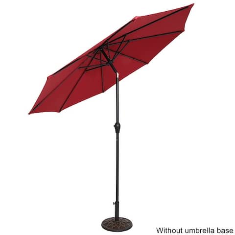 Patio Central Umbrella Cantilever Umbrella Rust Proof Iron